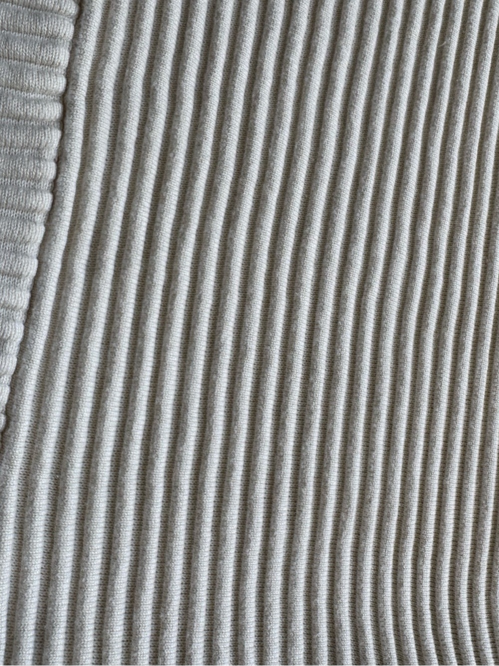 Varley Talbert Sweater Ivory Size XS for Anthropologie ribbed with side zippers - Picture 6 of 9